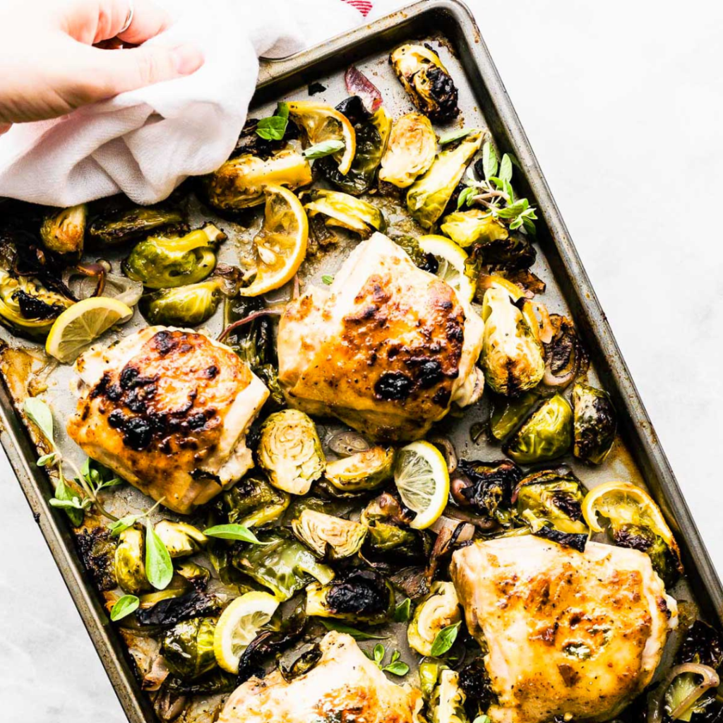 Honey Mustard Chicken with Brussels Sprouts Fresh Select